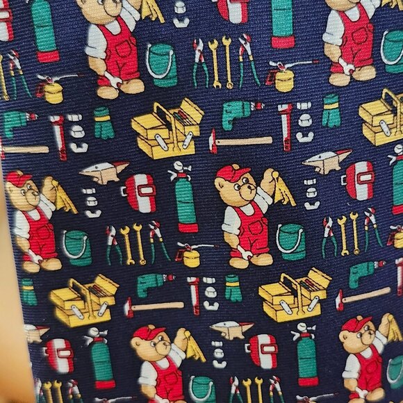 GREG HUNT by ATLAS DESIGN Builder Construction Bear Tie - Picture 2 of 4